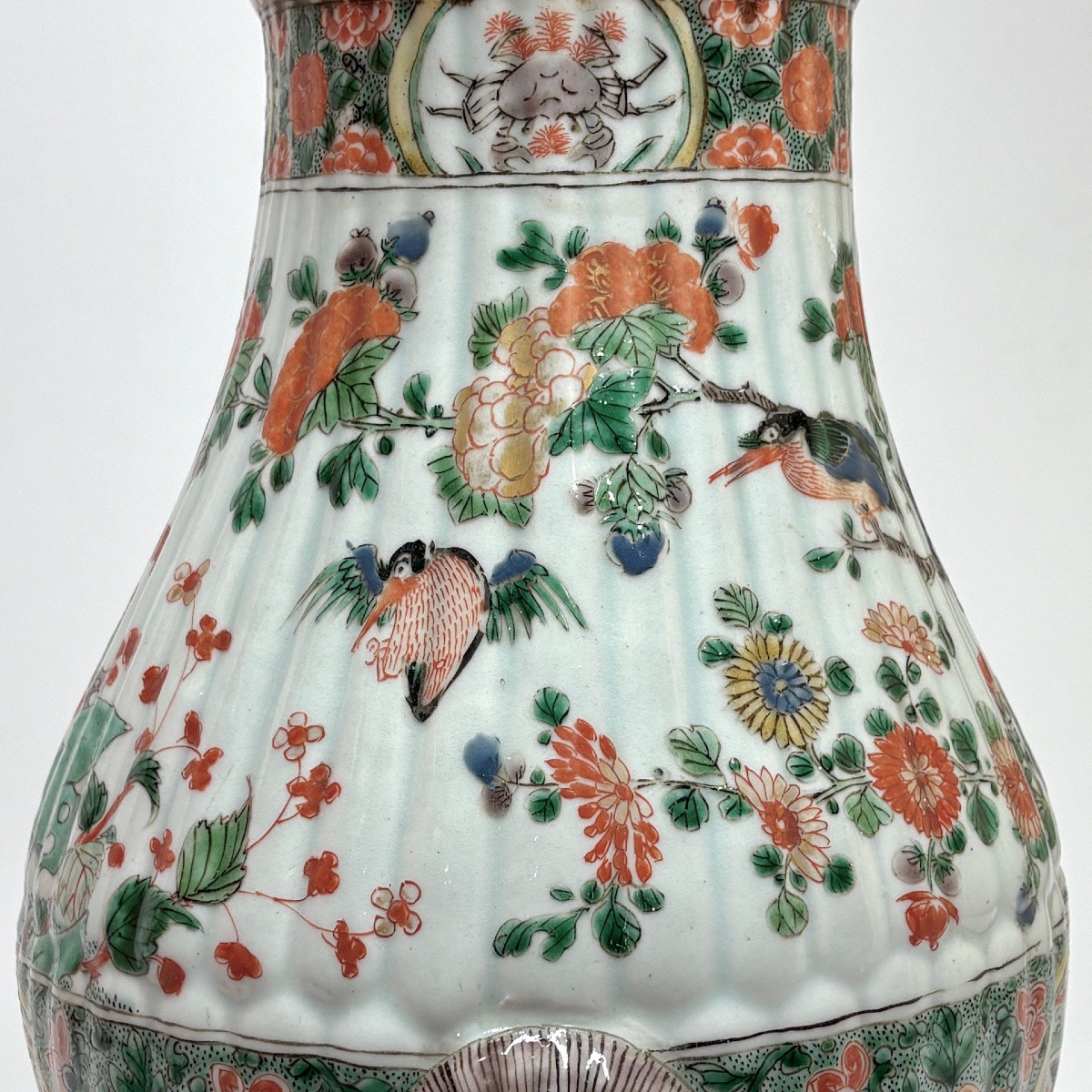 Chinese Porcelain Fountain Of The Green Family - Kangxi Period (1662-1722)-photo-6
