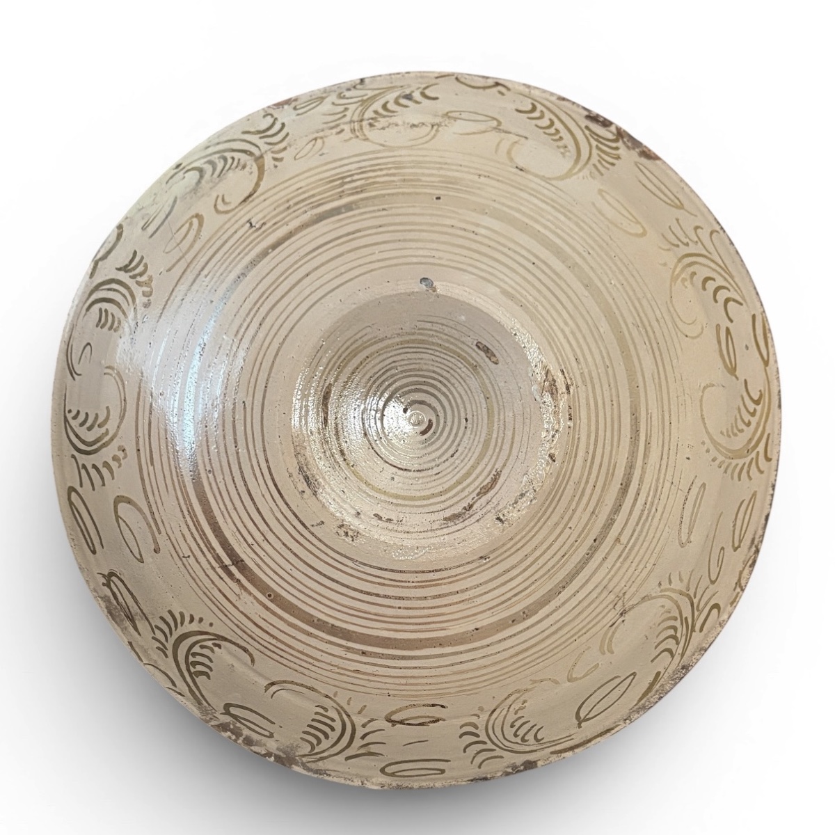Large Hispano-moorish Earthenware Dish - 16th Century-photo-2