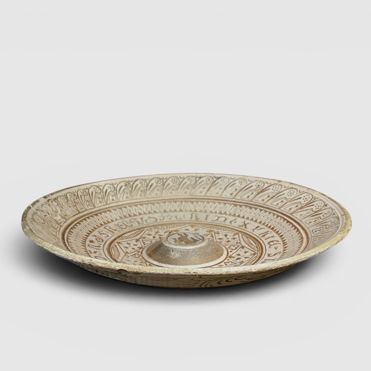 Large Hispano-moorish Earthenware Dish - 16th Century-photo-3