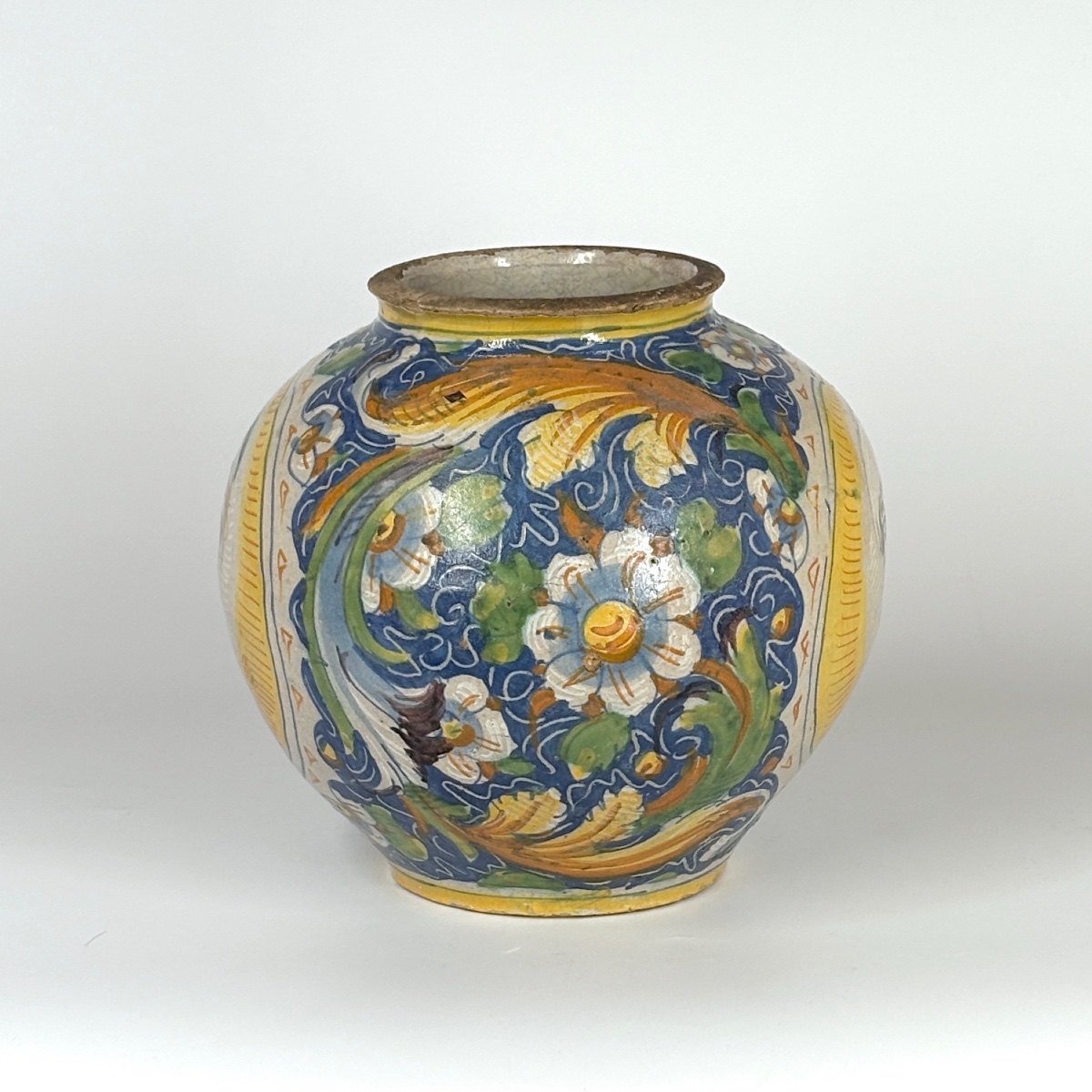 Vase boule en majolique de Venise - XVIe siècle-photo-4