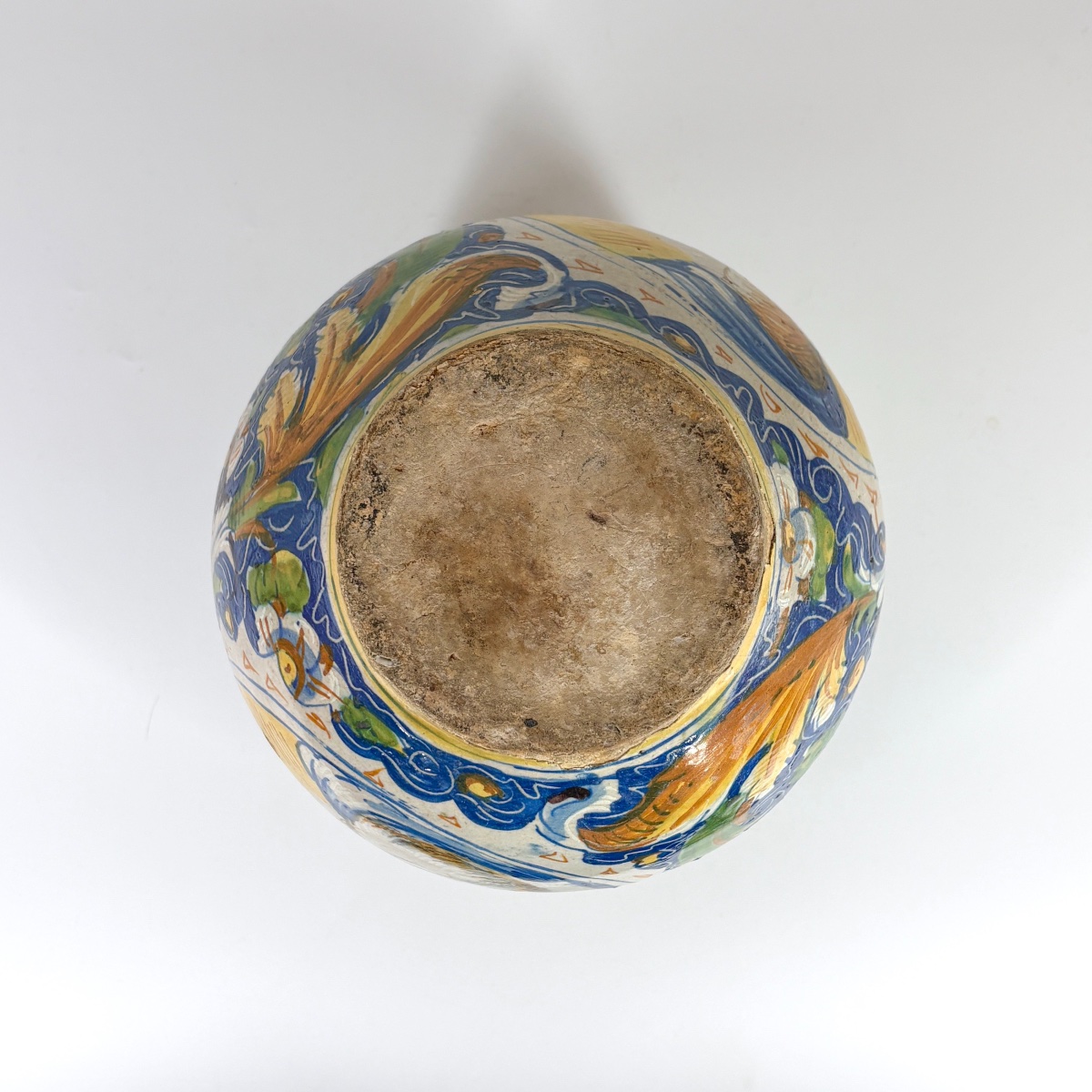 Vase boule en majolique de Venise - XVIe siècle-photo-2