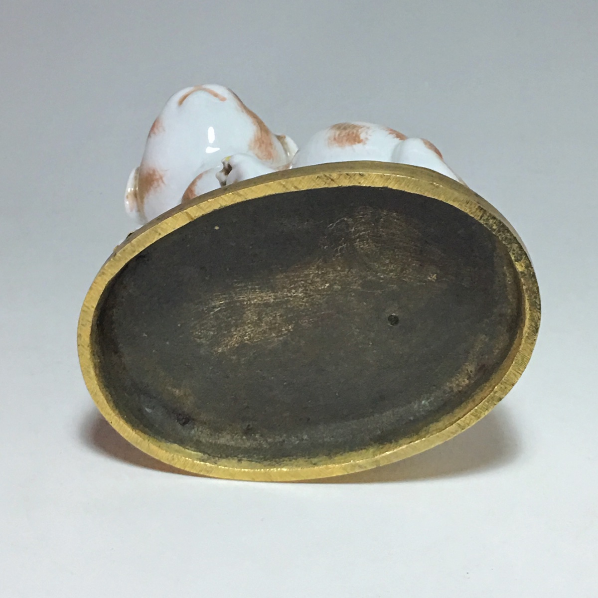 Small Japanese Kutani Porcelain Puppy - 19th Century-photo-3