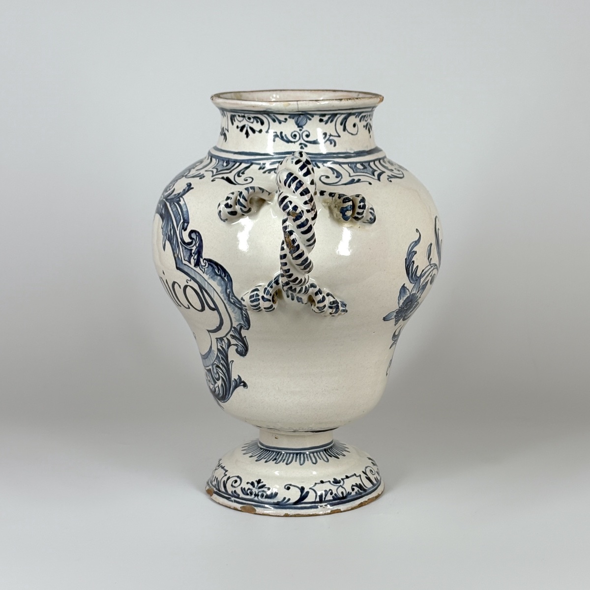 Bordeaux Earthenware Pharmacy Jar - 18th Century-photo-2
