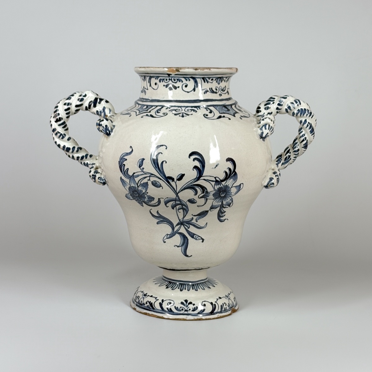 Bordeaux Earthenware Pharmacy Jar - 18th Century-photo-3