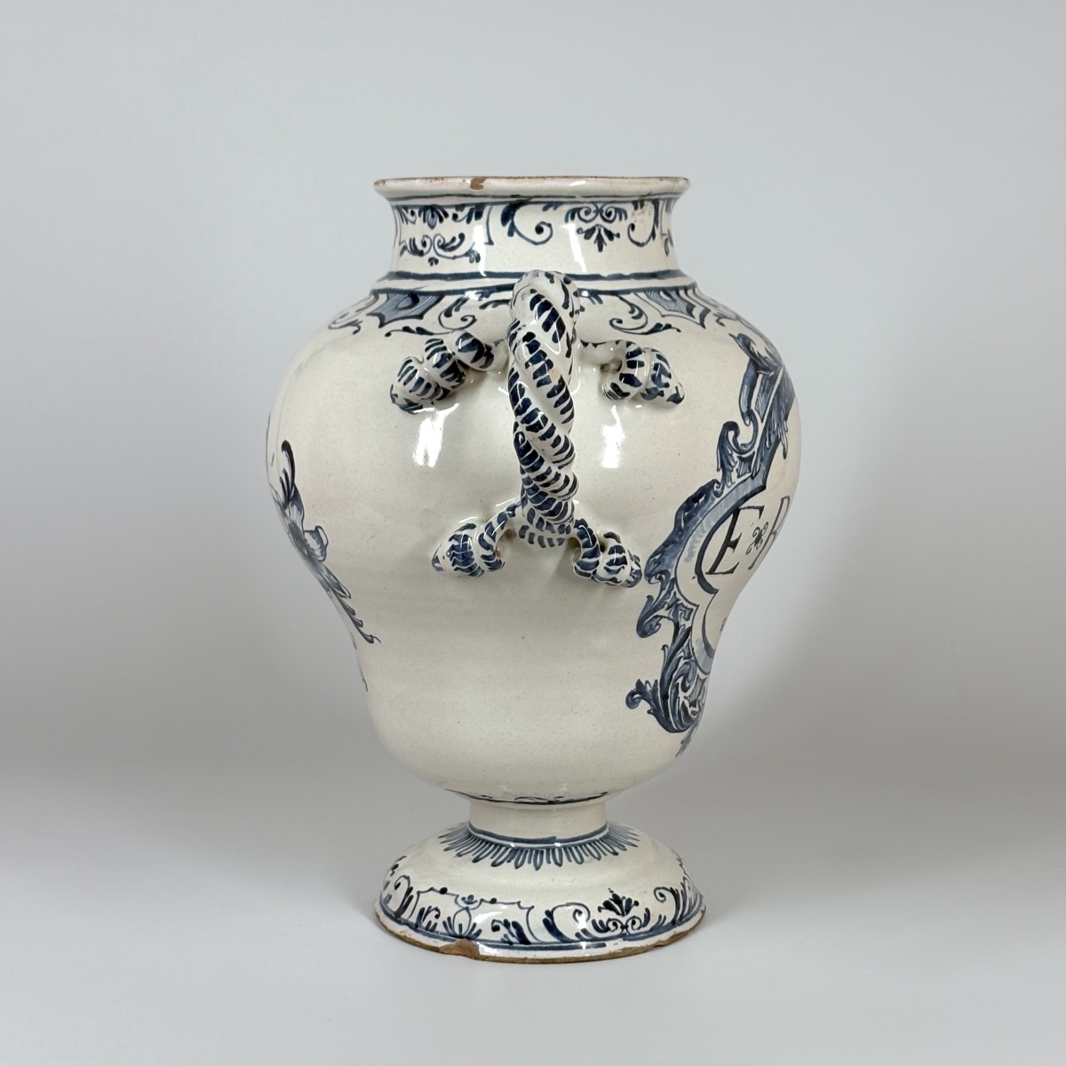 Bordeaux Earthenware Pharmacy Jar - 18th Century-photo-4