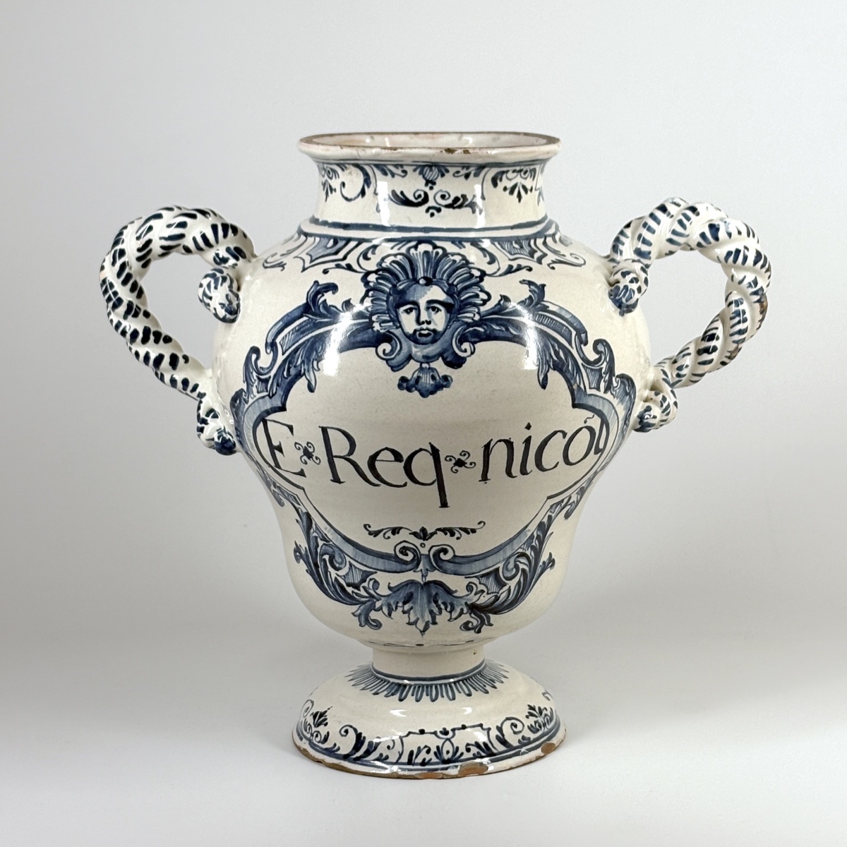 Bordeaux Earthenware Pharmacy Jar - 18th Century