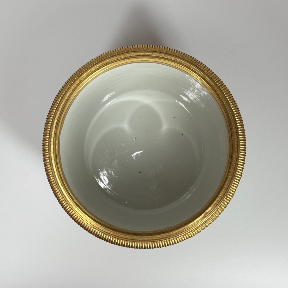 Rafraichîssoir en porcelaine de Chine - Monture signée Boin-Taburet - XIXe siècle-photo-4
