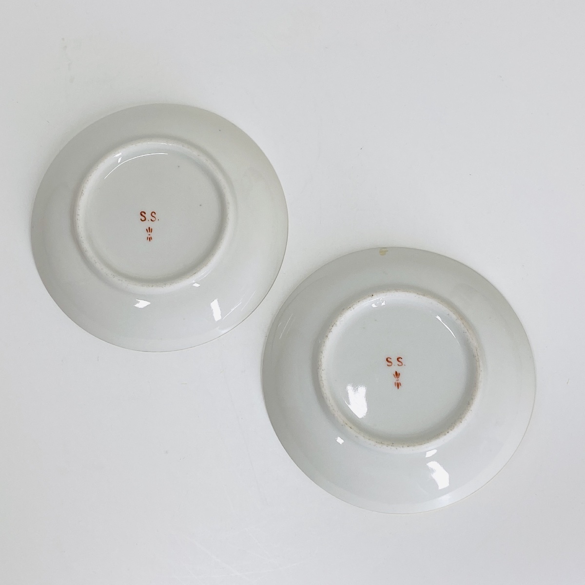 Nyon (switzerland) - Pair Of Cups Decorated With Barbel Motifs - 18th Century-photo-2