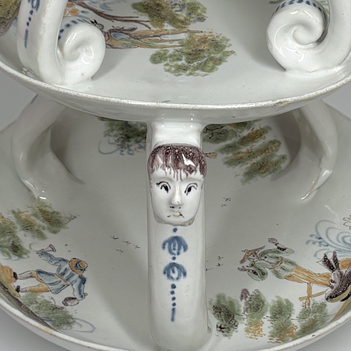 Mainly Earthenware Tableware From La Forest (savoie) — Eighteenth Century-photo-3