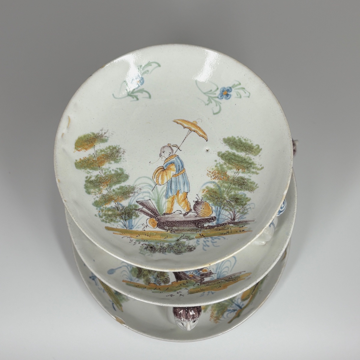 Mainly Earthenware Tableware From La Forest (savoie) — Eighteenth Century-photo-2