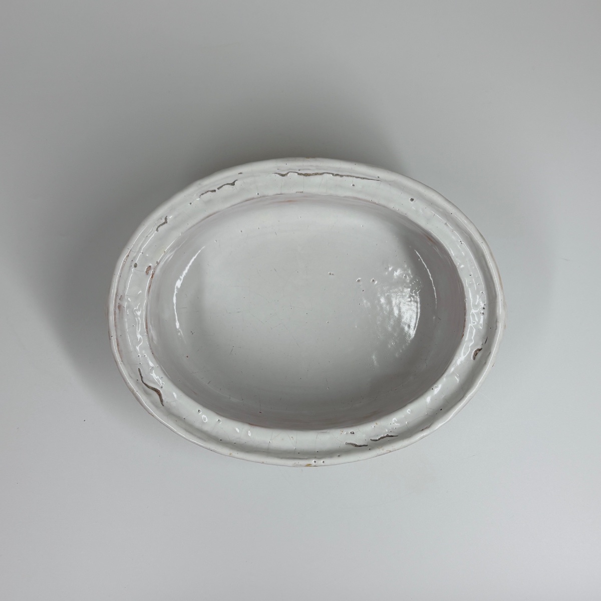 Rouen Earthenware Terrine With A So-called “échantillon” Decoration—eighteenth Century-photo-5