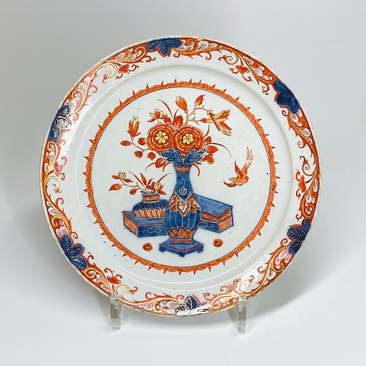 Delft - Earthenware Plate With -photo-4