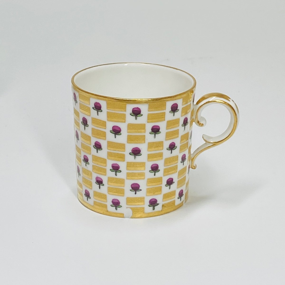 Sèvres - Tasse litron et sa soucoupe en porcelaine dure - XVIIIe siècle-photo-3