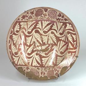 Plat en céramique hispano-mauresque - XVIe siècle