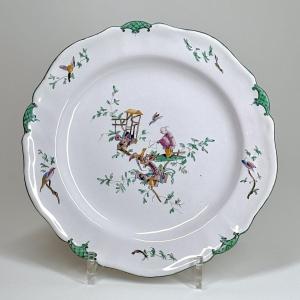 Marseille Earthenware Plate - Veuve Perrin Factory - Eighteenth Century