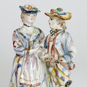 Savona Earthenware Statuette Giacomo Boselli - Eighteenth Century