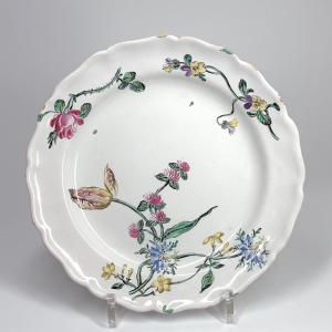 Marseille Earthenware Plate - Veuve Perrin - 18th Century