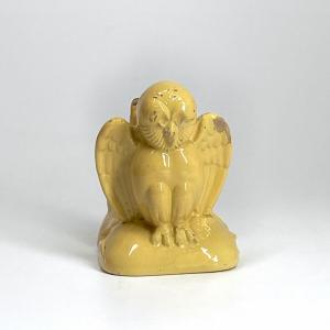 Toulouse - Small Vase Or Inkwell In The Shape Of An Owl - Nineteenth Century