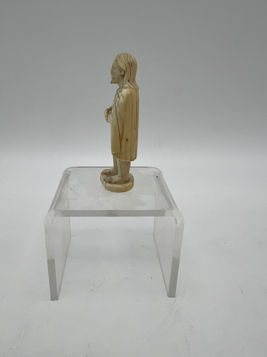 Ecce Homo In Ivory Carved In The Round-photo-2