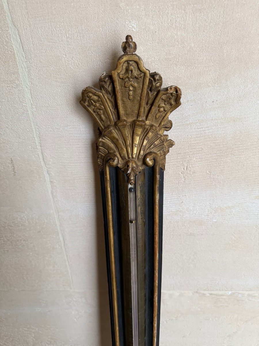 Carved Wooden Thermometer-photo-3