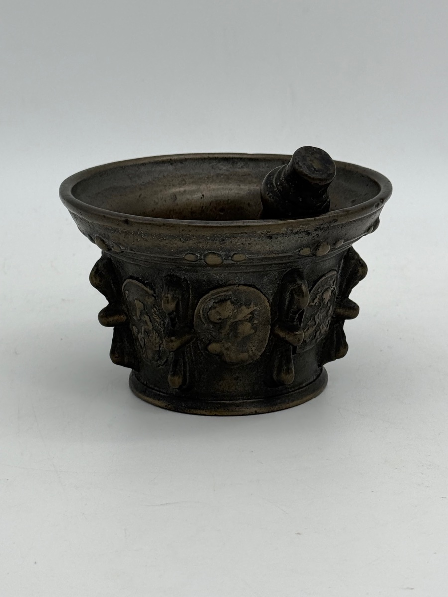 17th-century French Bronze Mortar-photo-2