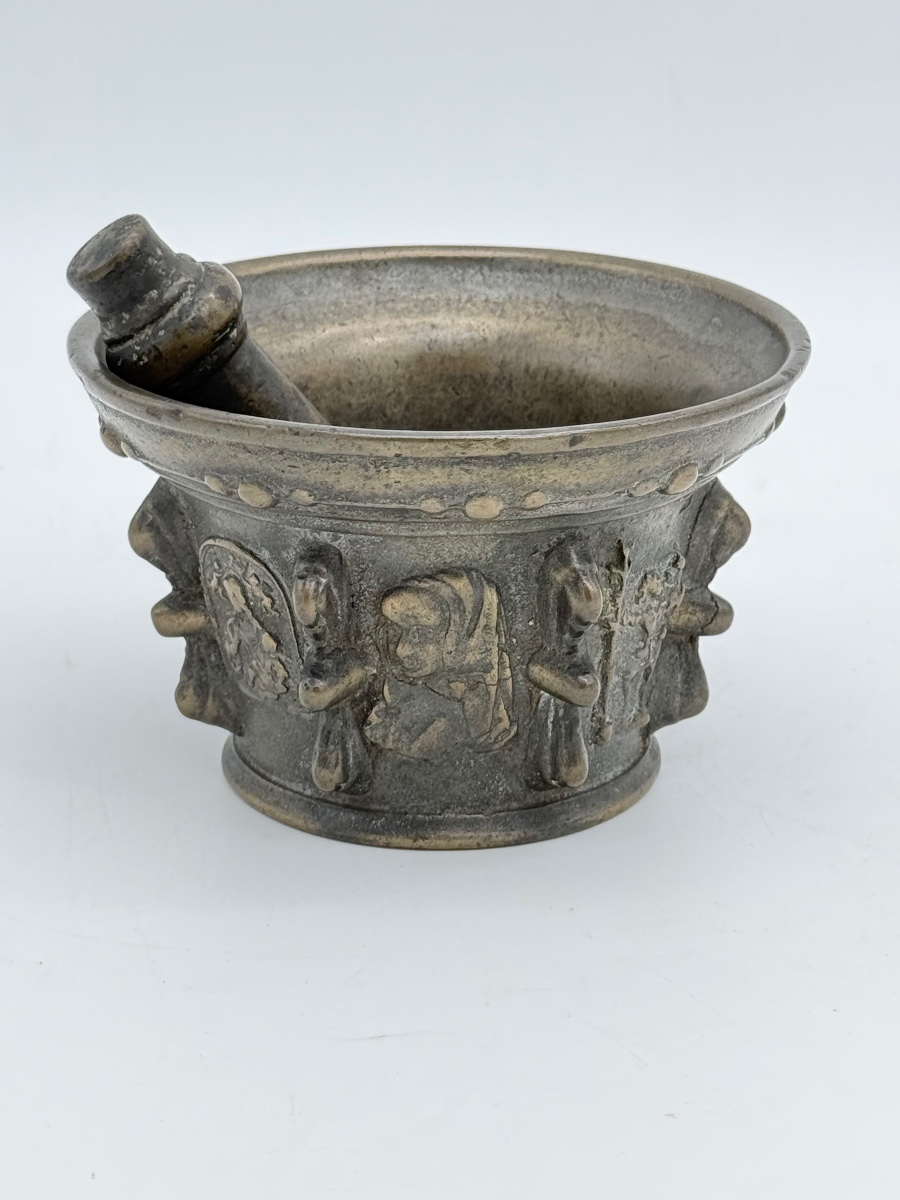 17th-century French Bronze Mortar-photo-3
