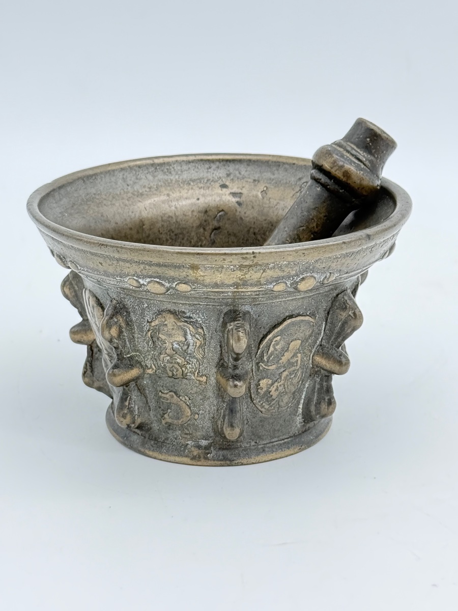 17th-century French Bronze Mortar-photo-1