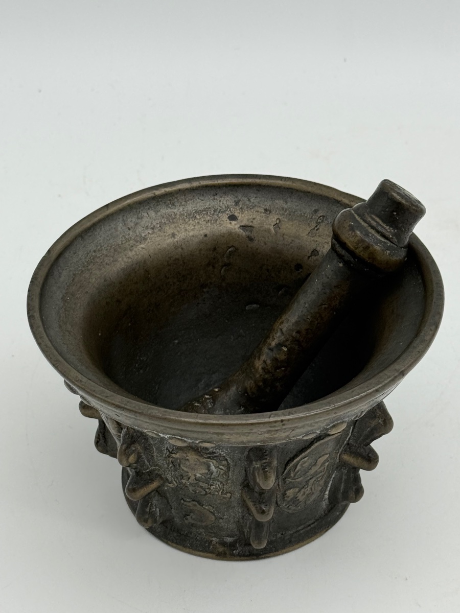 17th-century French Bronze Mortar-photo-2