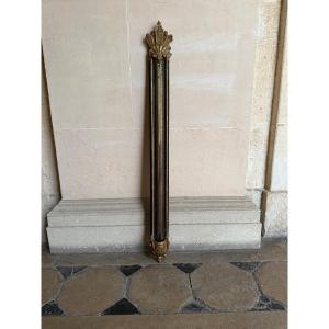 Carved Wooden Thermometer