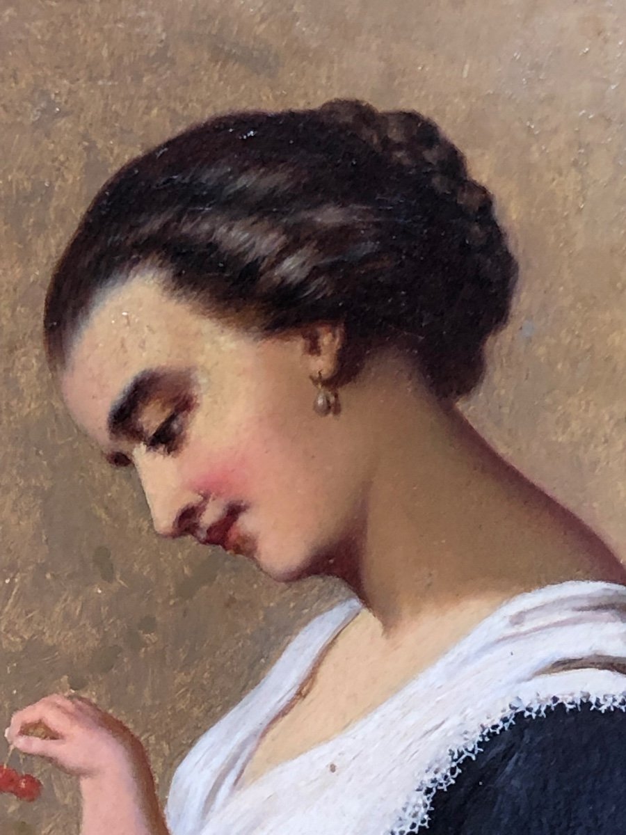 Désiré Oscar Van Franckenberg (1822- 1907) Oil On Panel - XIXth-photo-4