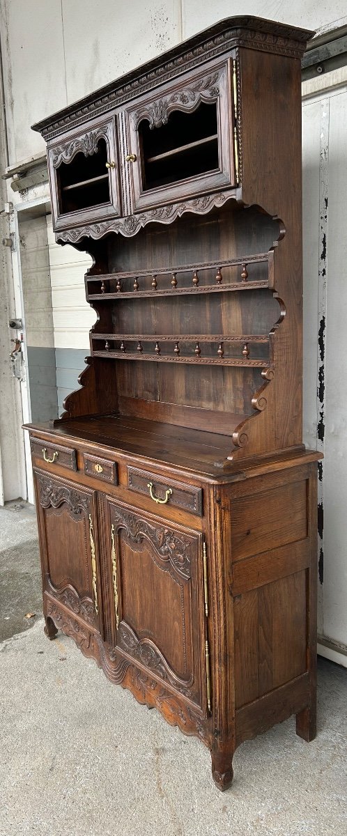 Norman Dresser Buffet In Ash Louis XV Style XIXth Century-photo-1