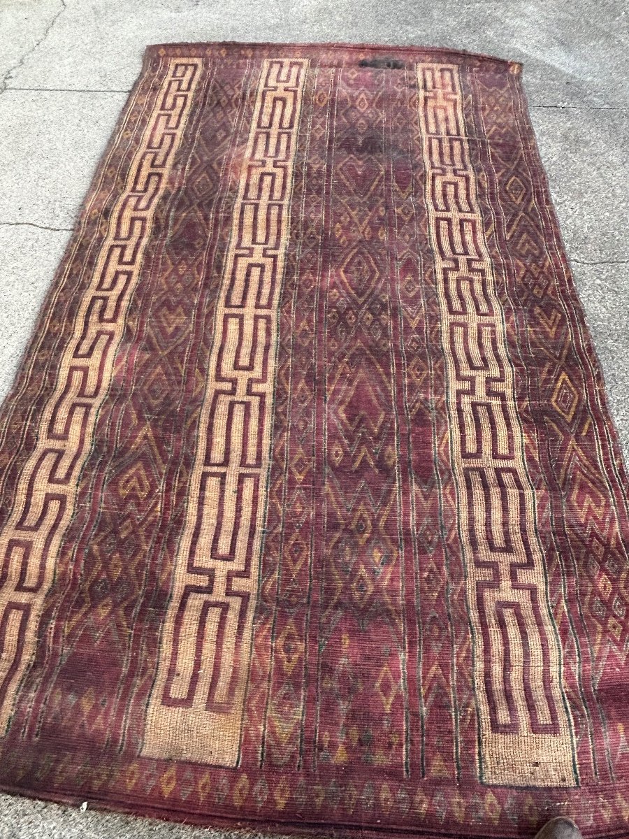 Large Mat - Mauritanian Tent Bench Early Twentieth L 300 Cm-photo-3