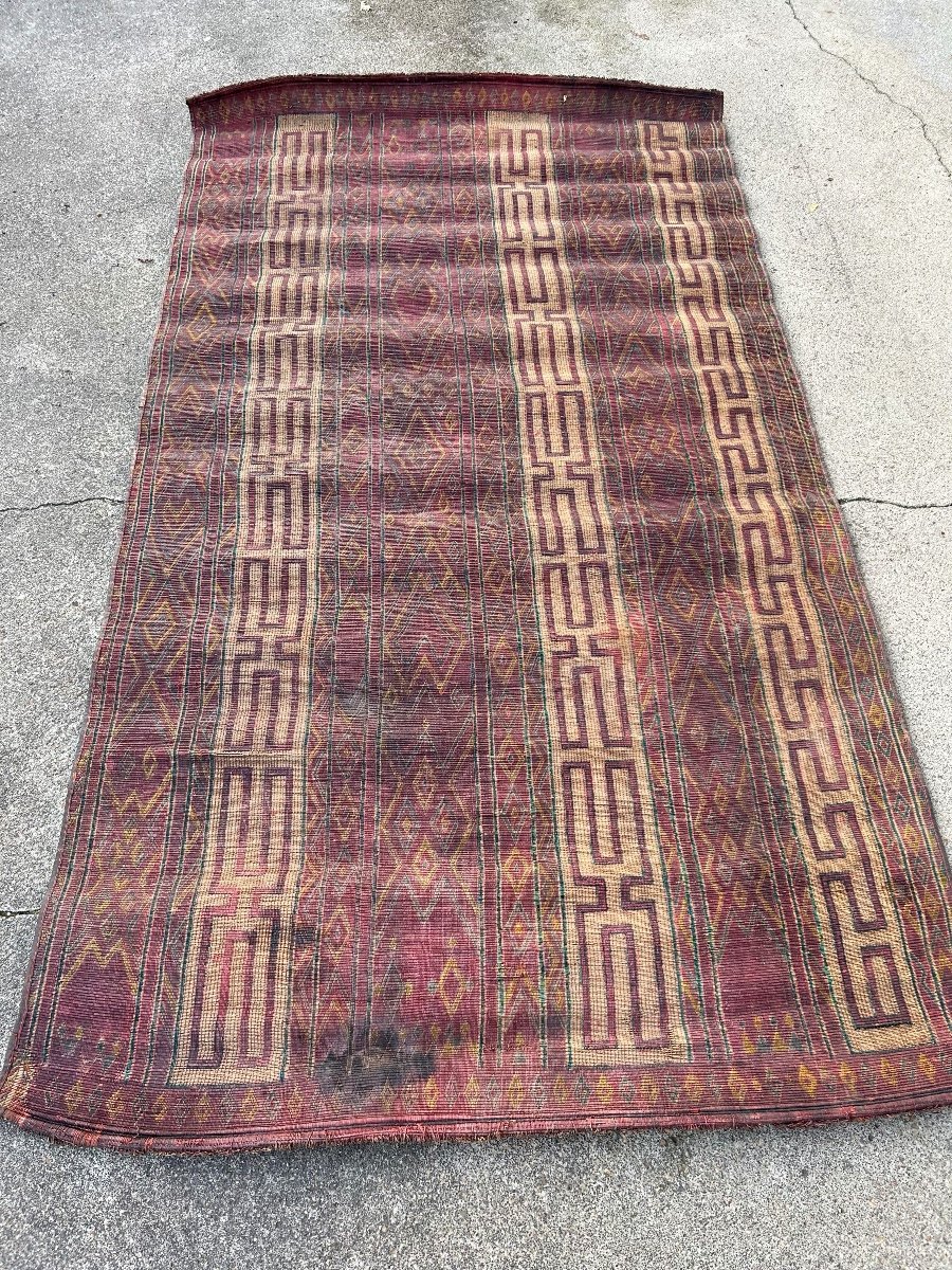 Large Mat - Mauritanian Tent Bench Early Twentieth L 300 Cm-photo-5