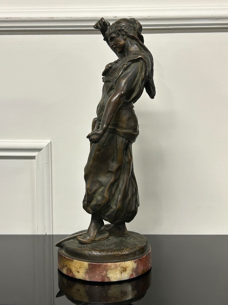 édouard Letourneau (1851-1907) Judith - Sculpture En Bronze Orientaliste -photo-6