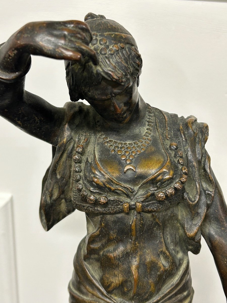 édouard Letourneau (1851-1907) Judith - Sculpture En Bronze Orientaliste -photo-8