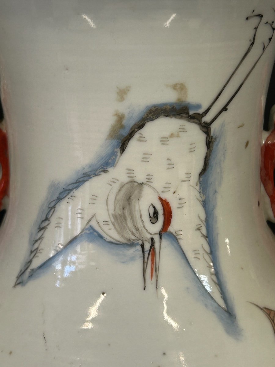 Grand Vase Porcelaine De Chine Fin XIXéme - chinois -photo-1