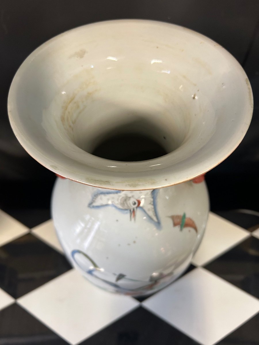 Chinese Porcelain Vase Late Nineteenth-photo-4