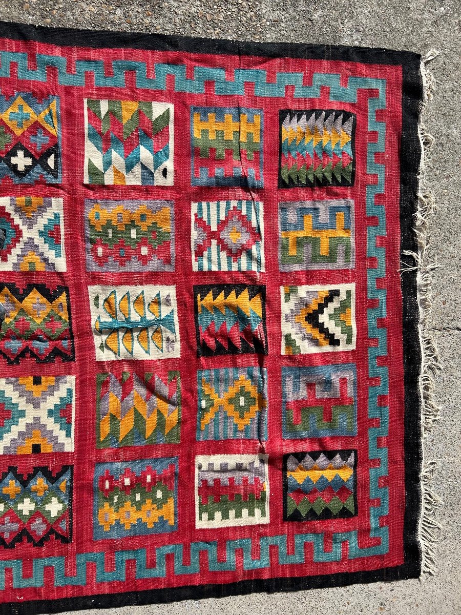 Tapis Kilim Début XXéme Siècle -photo-4