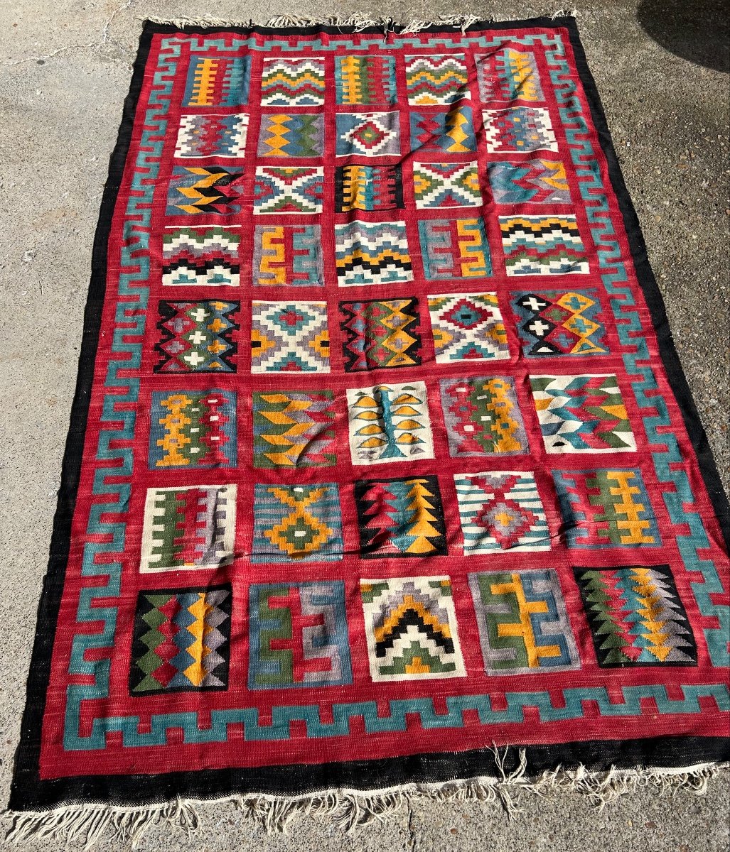 Tapis Kilim Début XXéme Siècle -photo-1