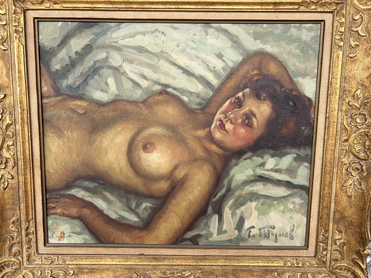 Fernand Majorel (1898-1965) Young Naked Woman-photo-2
