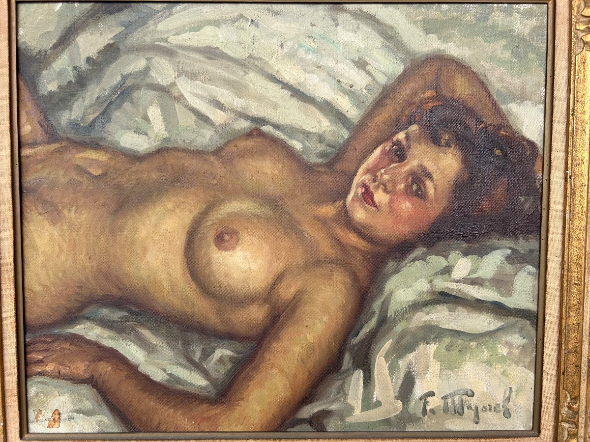 Fernand Majorel (1898-1965) Young Naked Woman-photo-5