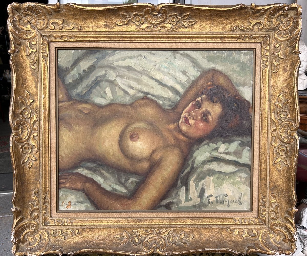 Fernand Majorel (1898-1965) Young Naked Woman-photo-6
