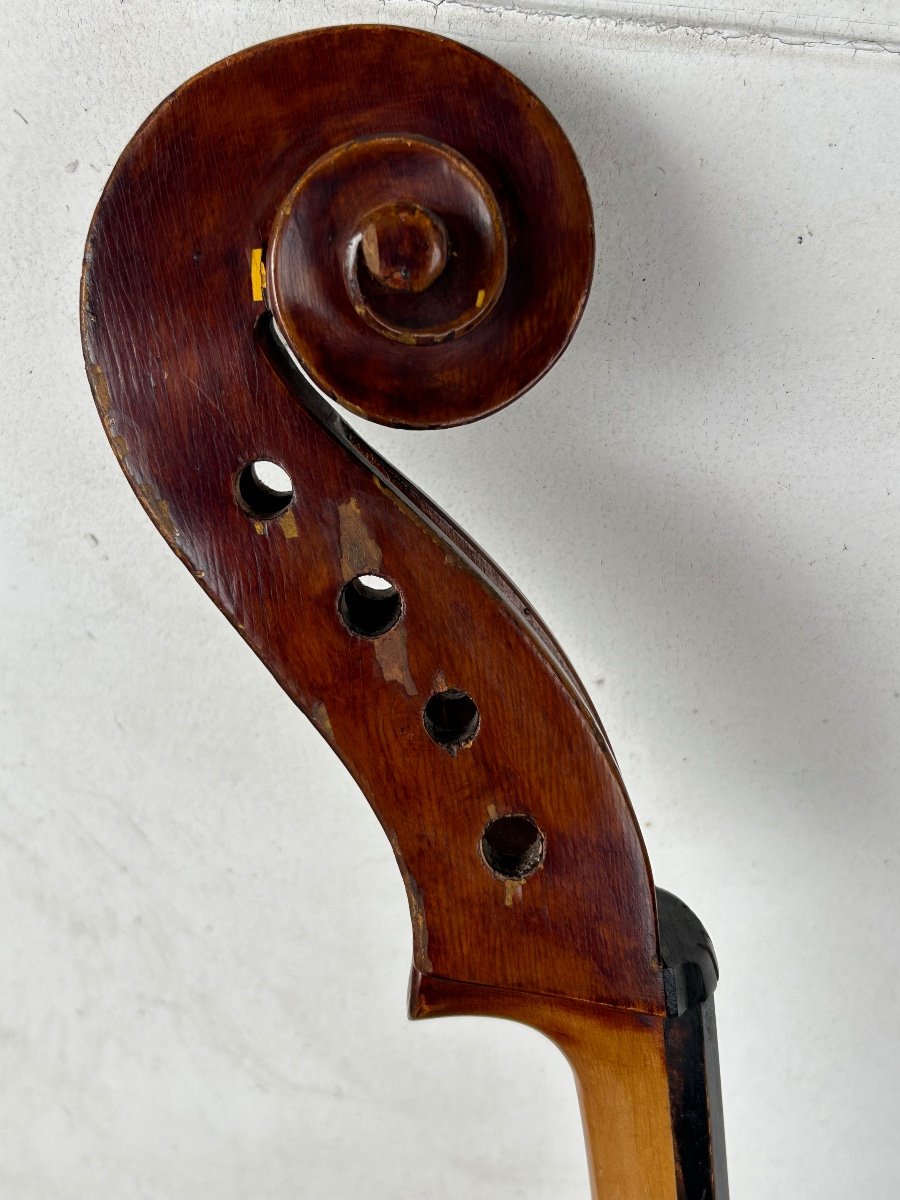 Ancien Violoncelle Compagnon - Violon - H 113 Cm-photo-3