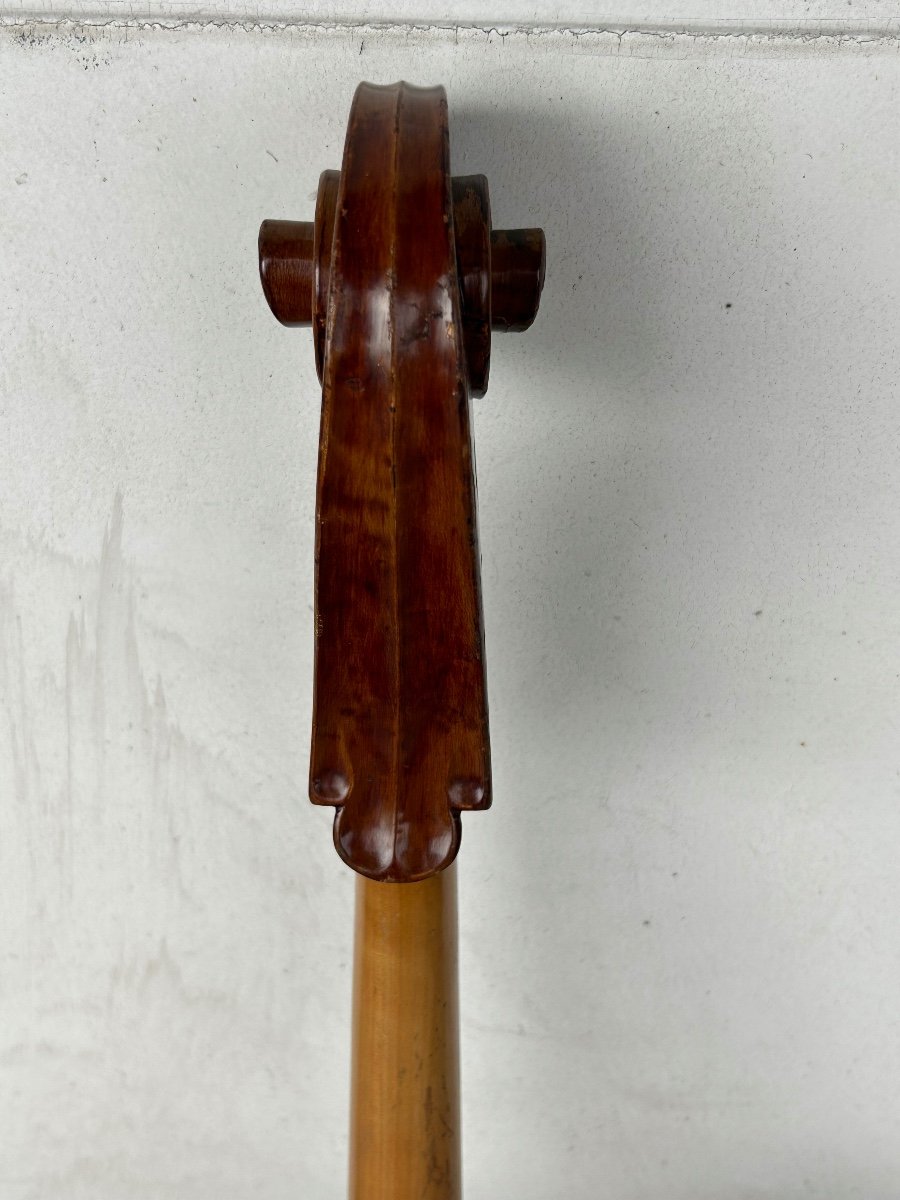 Ancien Violoncelle Compagnon - Violon - H 113 Cm-photo-4