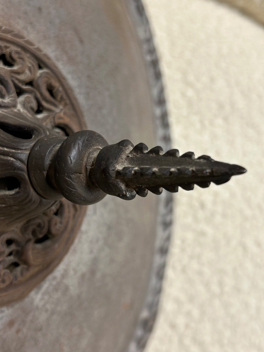 Shield - Iron Rondache Late 19th Century Turkish- Indo Persian - Ottoman-photo-6