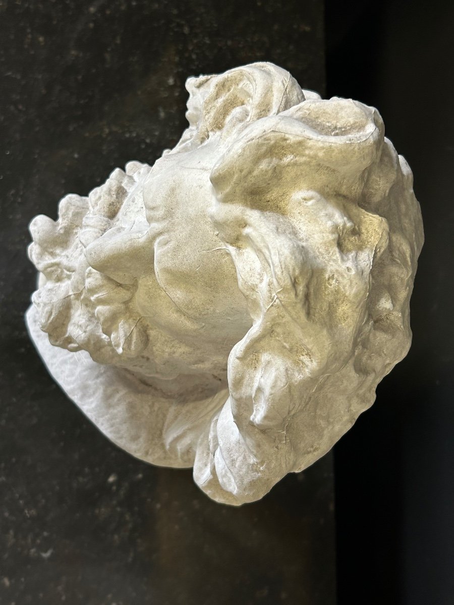 Rude François (1784-1855) From Head Of Gaul Old Bust In Plaster H 39 Cm-photo-6