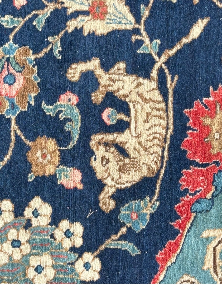 Large Tabriz Rug - North-west Persia Late 19th Or Early 20th Century 446 X 337 Cm-photo-6