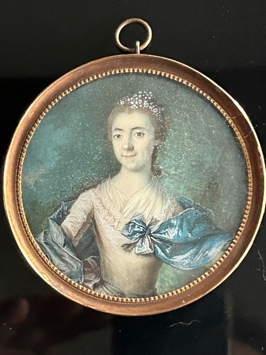 Miniature - Portrait De Femme D’époque XVIIIéme -photo-2