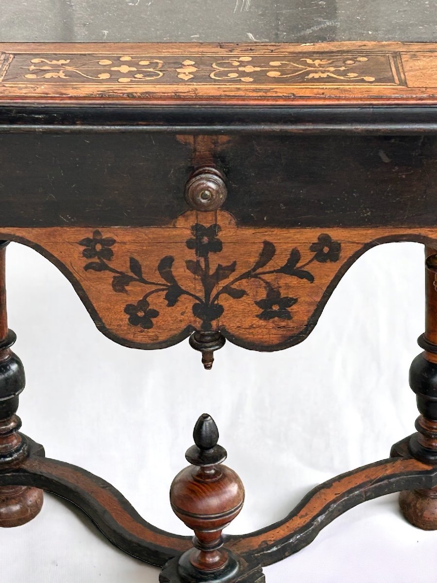 Table De Changeur Louis XIII En Noyer époque Début XVIIIème -photo-7