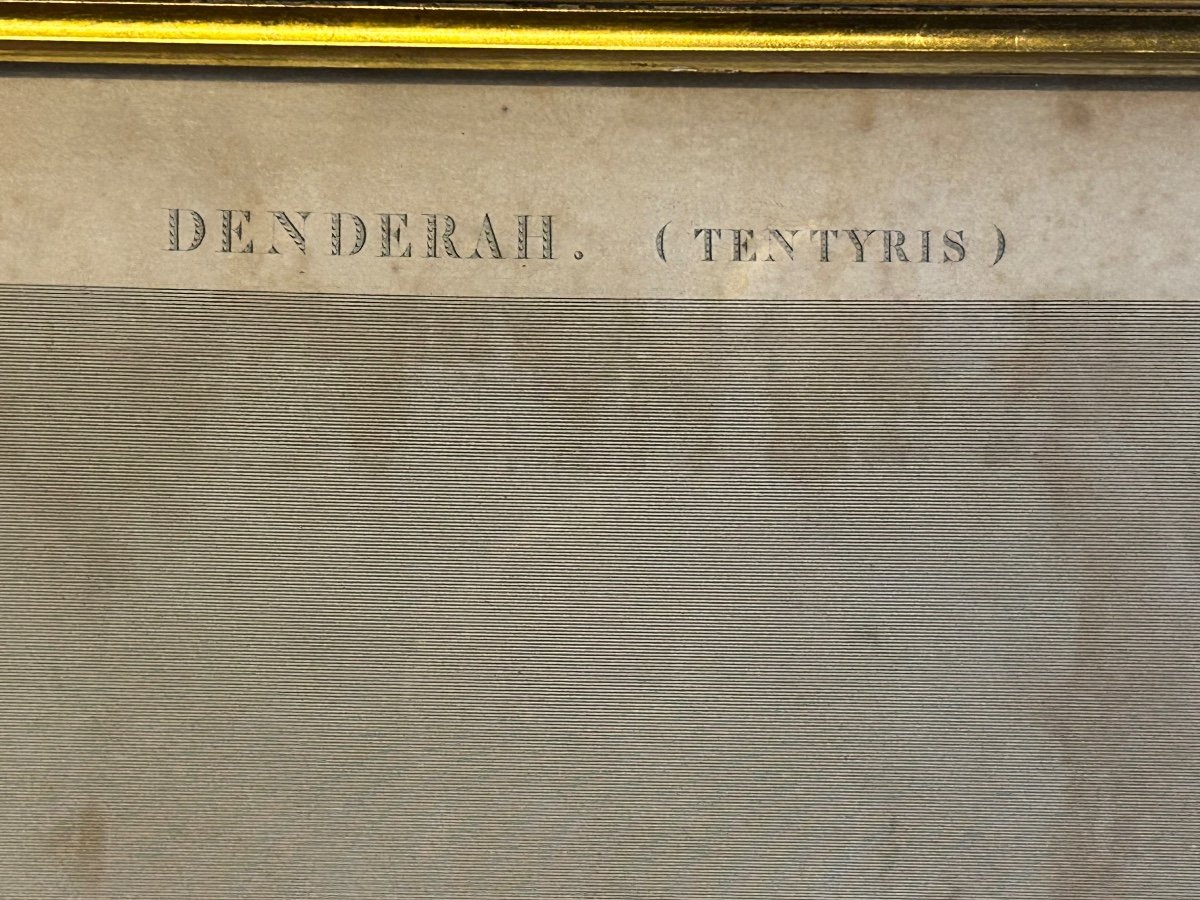 Rare Large Engraving Description Of Egypt During The Expedition Of The Napoleonic Army 1820-photo-2